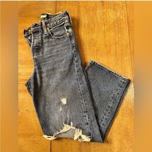 Levi’s women’s ribcage straight jeans denim 26 high rise